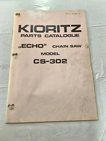 Kioritz Echo Chainsaw CS-302 CS-451VL Parts Catalogs