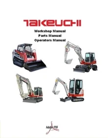 TAKEUCHI-Workshop Manual-Parts Manual-Operators Manual