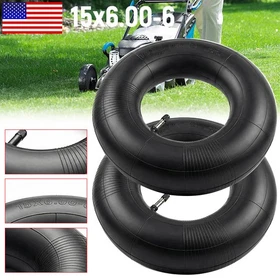1/2PCS 15x6.00-6 Lawn Mower Tire Inner Tubes 15X6-6, 15X6x6, 15/6x6 TR13 Valve