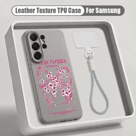 For Samsung S26 Ultra S24 S25 Ultra A57 A36 A37 A56 Shockproof Case With Strap