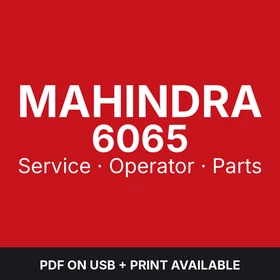 Mahindra 6065 Tractor &mdash; Operator Manual