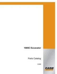 Case 1085C Cruz Air Excavator Parts Catalog Manual Exploded View Diagrams Book
