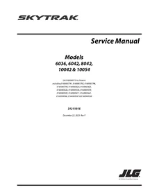 JLG Skytrak Telehandlers Manuals OWNERS PARTS SERVICE Schematics IPLs List Shop