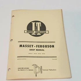 I&T Massey Ferguson Shop Service Shop Manuals -Use Dropdown