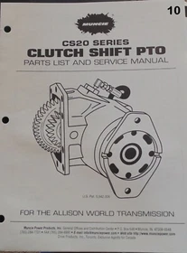 EQUIPMENT MANUALS BOOKS by VARIATION GARBAGE TRUCK, SWEEPER, SPREADERS, PTO'S