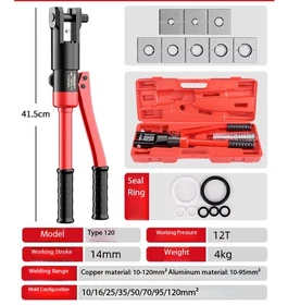 Hydraulic Crimping Terminal Wire Crimping Pliers Copper Ferrules Manual