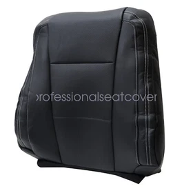 For 2017-2022 Ford F250 F550 Lariat Driver Passenger Leather Seat Cover Black