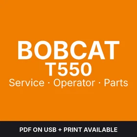 Bobcat T550 Compact Track Loader &mdash; Service Manual