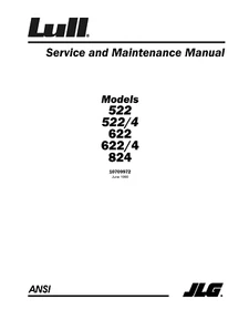 JLG Gradall Lull Telehandlers MANUALS OWNERS PARTS List Service Shop Schematic