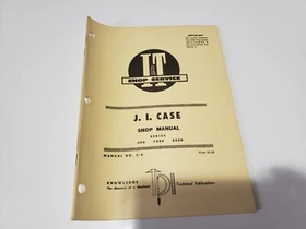 J.I. Case I&T Shop Service Shop Manuals-Use Dropdown