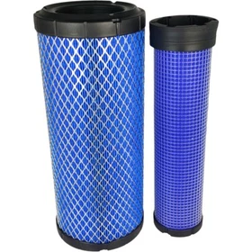 Inner Outer Air Filter Kit fit Case Track Loader TV450B TR340B TR320B
