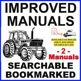 Ford New Holland TW5 TW15 TW25 TW35 Tractor -2- MANUALS SERVICE SHOP Manual SET