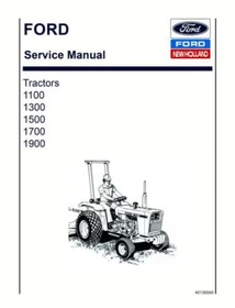Ford 1100, 1300, 1500, 1700, 1900 Tractor Service Manual Repair Shop Book