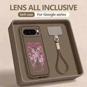 For Google Pixel 9 10 Pro XL 7 8 Pro 8A Matte Cute Bow Silicone Phone Case Cover