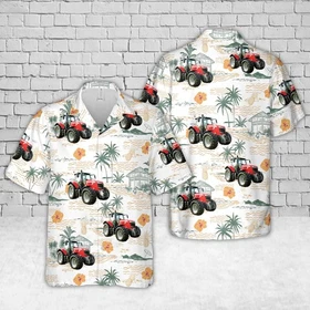 Grass Muck 2018 Massey Ferguson S 7720 Dyna 6 Tractor Hawaiian Shirt