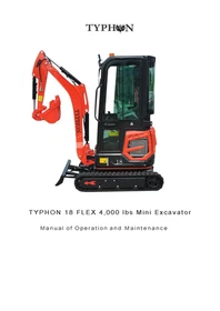Typhon Mini Micro Excavators OWNER'S MANUALS Skid Steer Asphalt Roller Forklift
