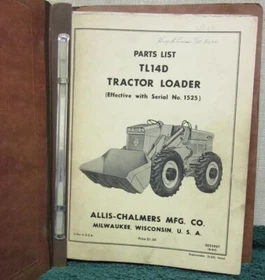 Allis-Chalmers Parts Lists/Catalogs Tractors Trucks Diesel Units Gradebuilders..