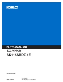 Kobelco SK115SRDZ-1E, SK135SR-1E, SK135SRLC-1E,  SK135SRL-1E Service Manual