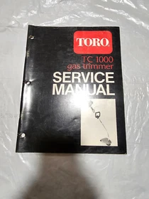 Toro Gas Trimmer Service Manuals For TC1000, TC3000, TC4000, TC5000