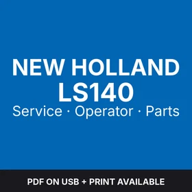 New Holland LS140 Skid Steer Loader &mdash; Service Manual