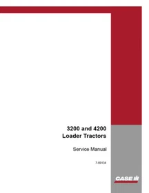 Case IH 3200,4200,3220,3230,4210,4220,4230,4240 Tractor Service Manual
