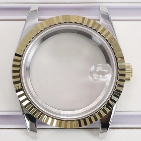 36/39mm Watch Cases Set Sapphire Glass For NH35 NH36 NH34 NH70 8215 Datejust
