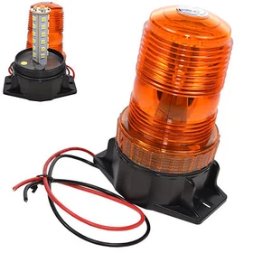 360 Degrees Mini Beacon Amber Warning Strobe Light for Pneumatic Forklift Yale
