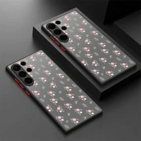 For Samsung A16 A15 A55 A35 S25 Ultra S24 S23 S22 Acrylic Matte Slim Case Cover