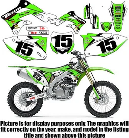 1998-2000 KAWASAKI KX 80 100 KX80 KX100 GRAPHICS KIT DECALS DECO STICKERS 1999