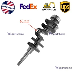 D1403 Crankshaft For Kubota Engine L2900DT L2900F L3010F L3300DT L3410HST L3300F