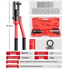  Electrician Copper Aluminium Crimping Manual Hydraulic Pliers Copper Nose 