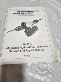 Hydro-Gear EZT Zero-Turn Transaxle Service & Repair Manual