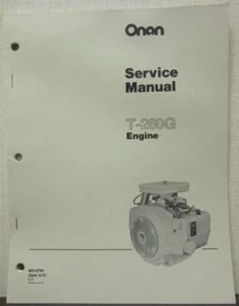 Various Onan Service, Parts, Instruction Manuals Engines, Generators, Switches