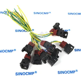 Solenoid Valve Plug Connector Plug for Hitachi EX200-5 EX200LC-5 Excavator