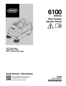 Tennant Ride-On Street Sweepers Scrubbers MANUALS OWNERS PARTS Maintenance