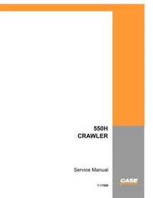 Case 550H Crawler Dozer Bulldozer Service Manual Repair Shop Book