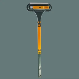 3 in 1 Screen Brush Mesh Cleaning Wiper Extended Handle Double Side Window Brush