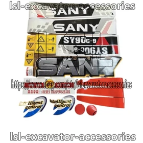 For Sany SY55/60/65/75/95/135/215/235-9 All car stickers,Body sticker excavator