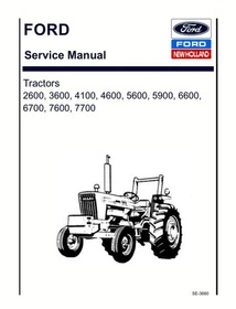 Ford 2600, 3600, 4100, 4600,5600,5900,6600,6700,7600,7700 Tractor Service Manual