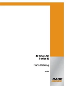 Case 40 Cruz-Air Series E Crane Parts Catalog Manual Exploded View Diagrams Book