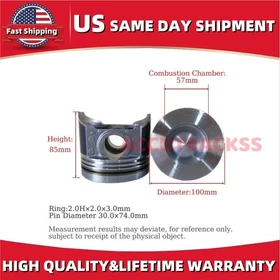 Rebuild Kit+Crankshaft for Kubota V3800 Engine M5-091 M5-111 M96s M108s Tractor