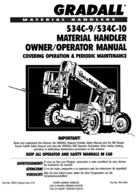 JLG Gradall Lull Telehandlers MANUALS OWNERS PARTS List Service Shop Schematic