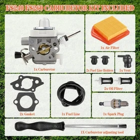 Carburettor for Stihl FS240 FS240C FS240R FS240RC FS260C FS260R FS360C FS410C ➤➤