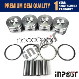 V3800 Piston Kit Ring set For Kubota Engine M1004 M95S M105S V3800-DI-TI