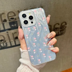 For iPhone 16 15 Pro Max 14 13 12 11 ShockProof Floral TPU PC Pattern Case Cover