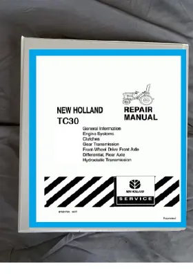 TC30 Loader Backhoe Service Manual Printe Tractor Repair