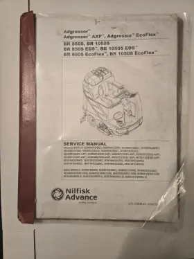 56042516 ADVANCE Adgressor Axp Floor Scrubber Service Manual