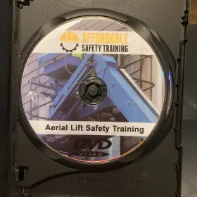 617237665010 AFFORDABLE SAFETY TRAINING Aerial Lift Dvd Disc #2