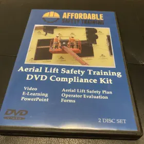 617237665010 AFFORDABLE SAFETY TRAINING Aerial Lift Dvd Disc