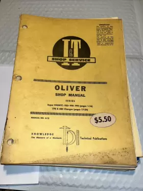 O-13 Manual Oliver